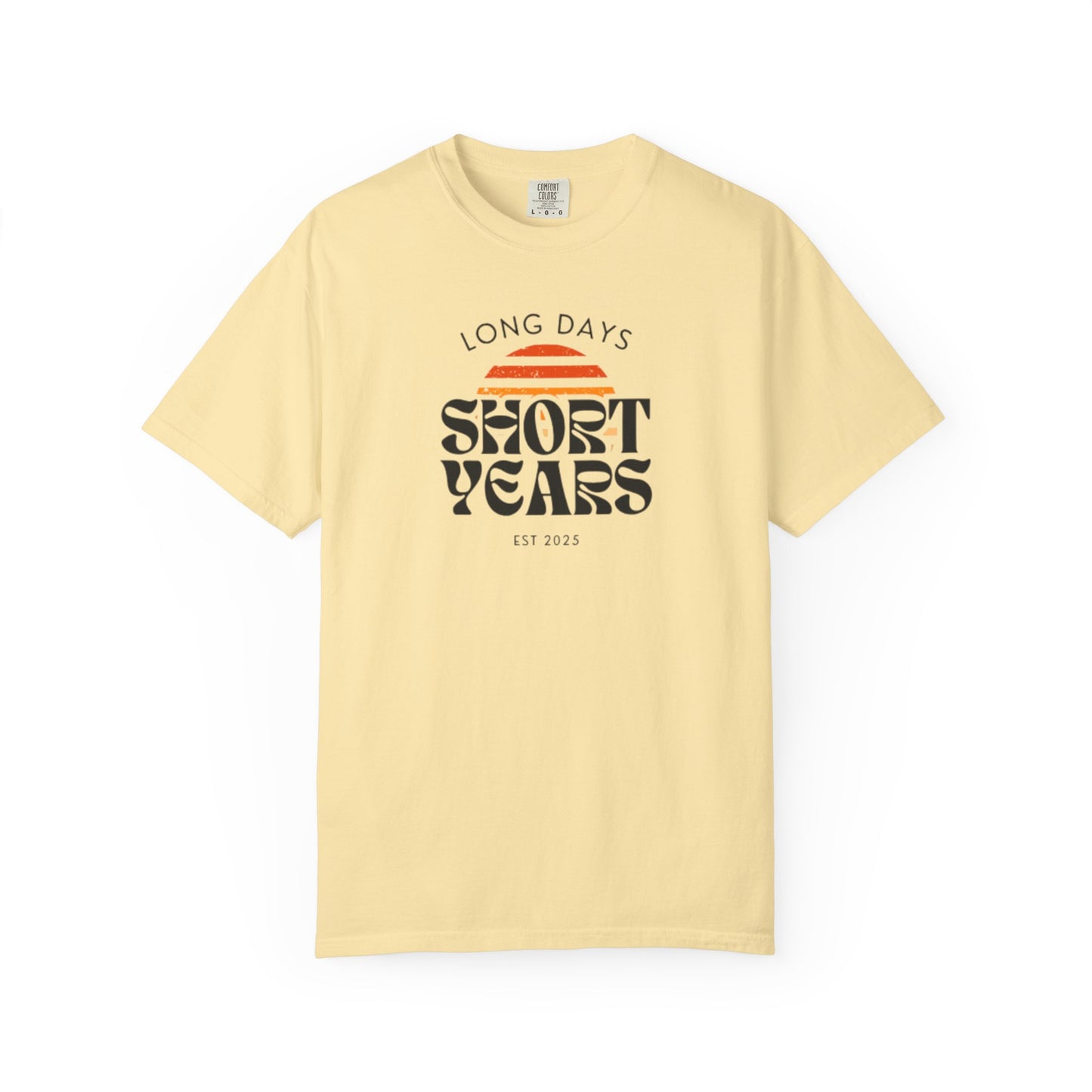 Garment-Dyed T-Shirt-Retro Sun