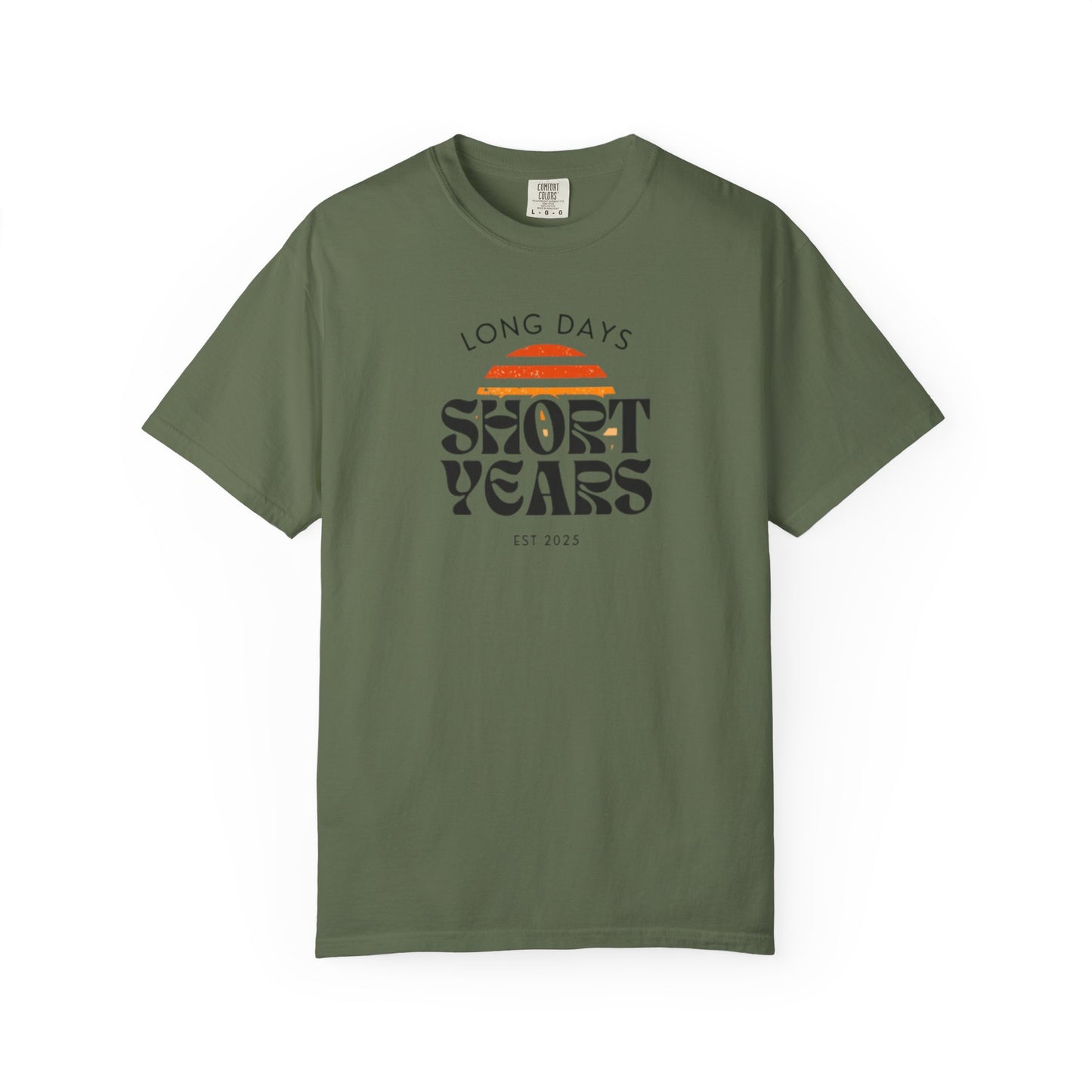 Garment-Dyed T-Shirt-Retro Sun