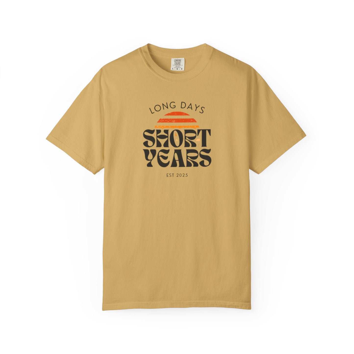 Garment-Dyed T-Shirt-Retro Sun