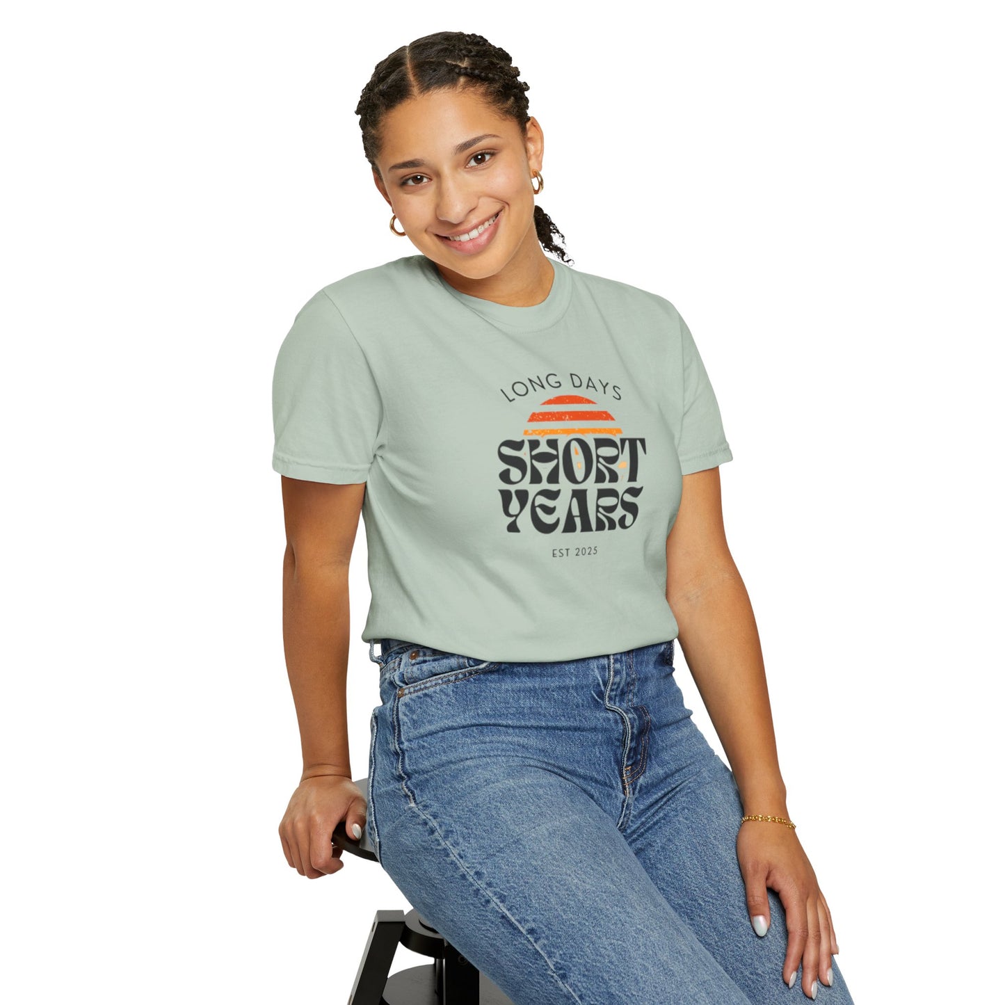 Garment-Dyed T-Shirt-Retro Sun